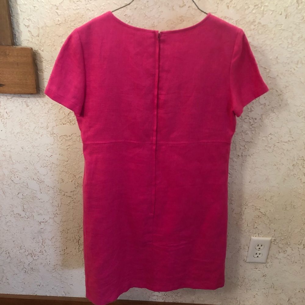 Talbots Short Sleeve Pink Dress - Picture 4 of 12